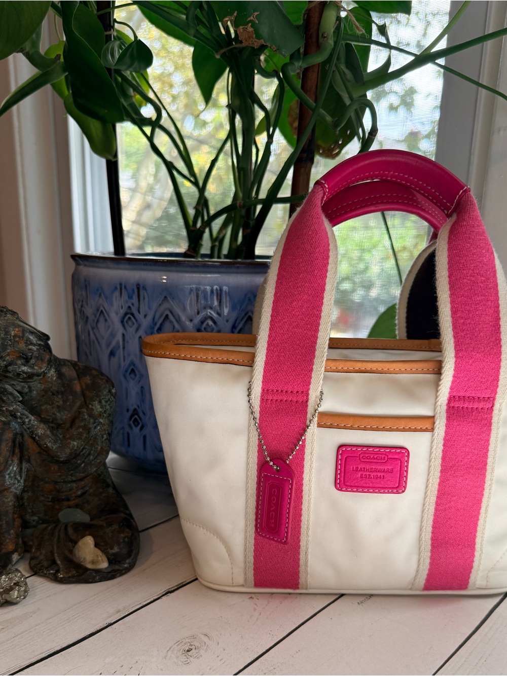 COACH | Vintage (2004) Hamptons Weekend MINI Sateen Nylon Tote #1893
